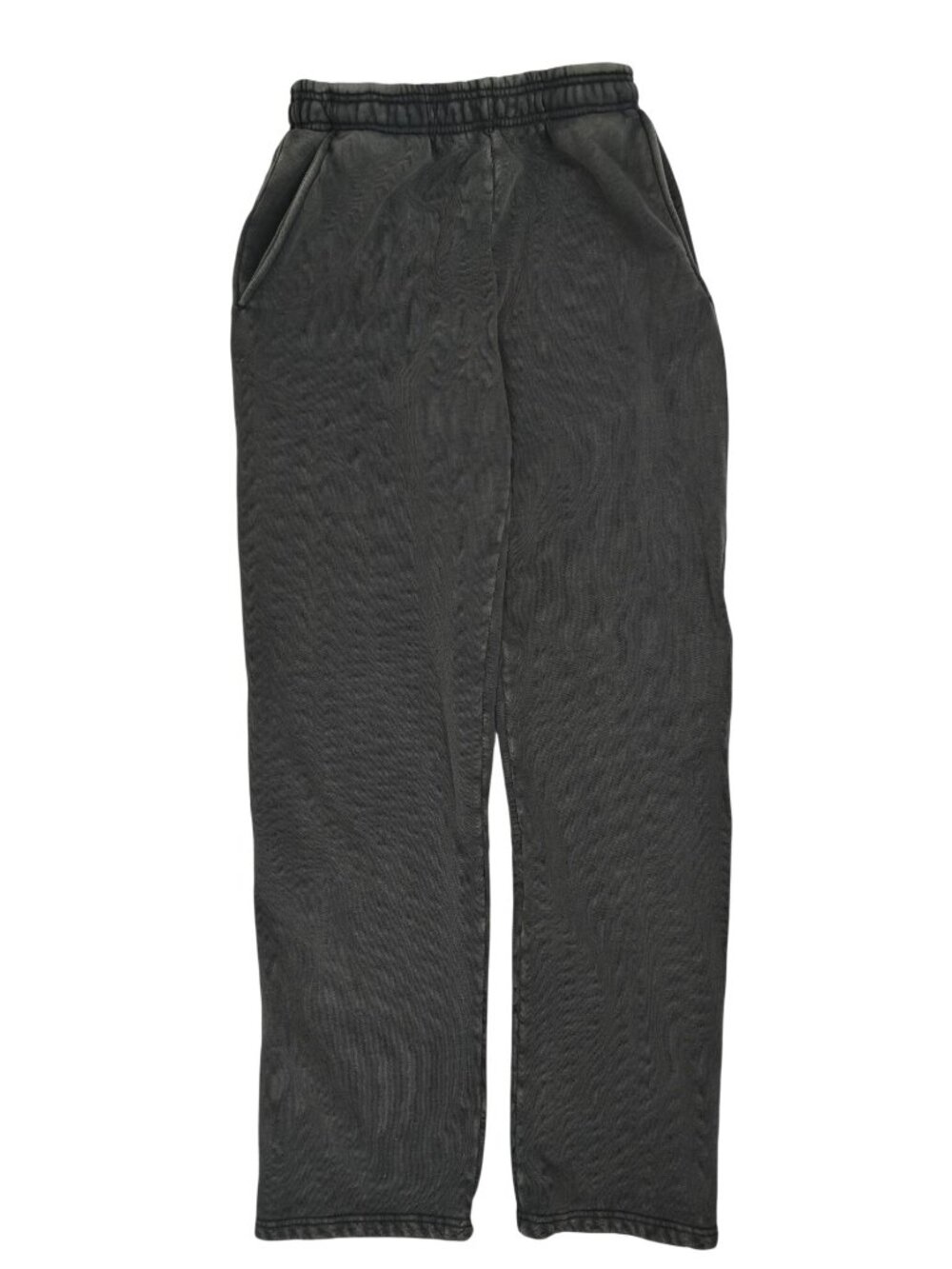 Entire Studios Straight Leg Sweatpant in Washed Black